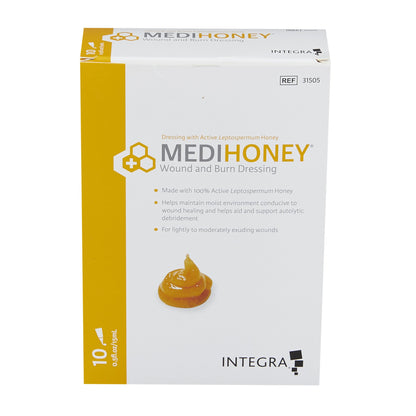 Medihoney Wound and Burn Dressing Paste 0.5 oz Tube