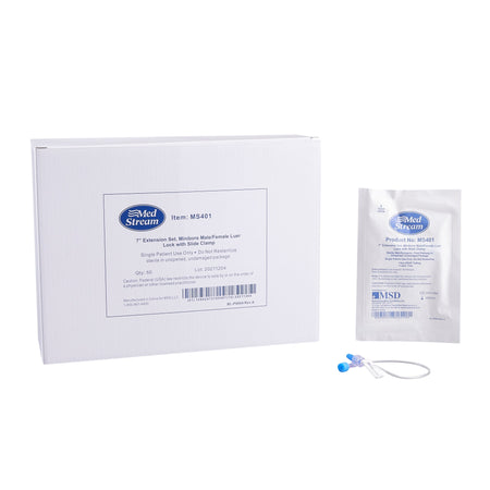 IV Extension Set McKesson Small Bore 7 Inch Tubing Without Filter
