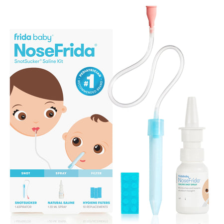 Fridababy LLC 500001384 Baby Frida NoseFrida, the Snotsucker Saline Kit