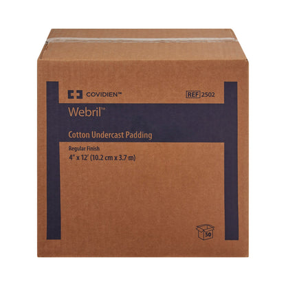 Webril™ White Cotton Undercast Cast Padding, 4 Inch x 4 Yard
