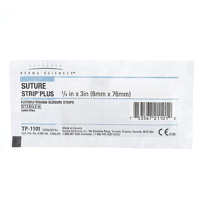 Skin Closure Strip Suture Strip® Plus 1/4 X 3 Inch Nonwoven Polyamide Flexible Strip Tan