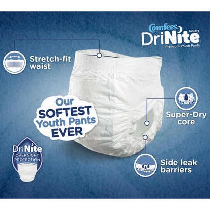 Comfees® DriNite Juniors Youth Heavy Absorbent Underwear Large / Extra Large