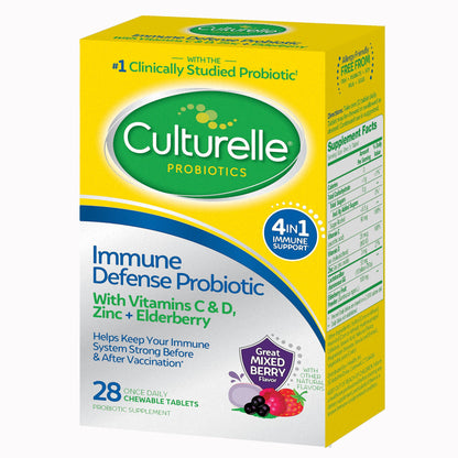 Probiotic Dietary Supplement Culturelle® 28 per Box Chewable Tablet