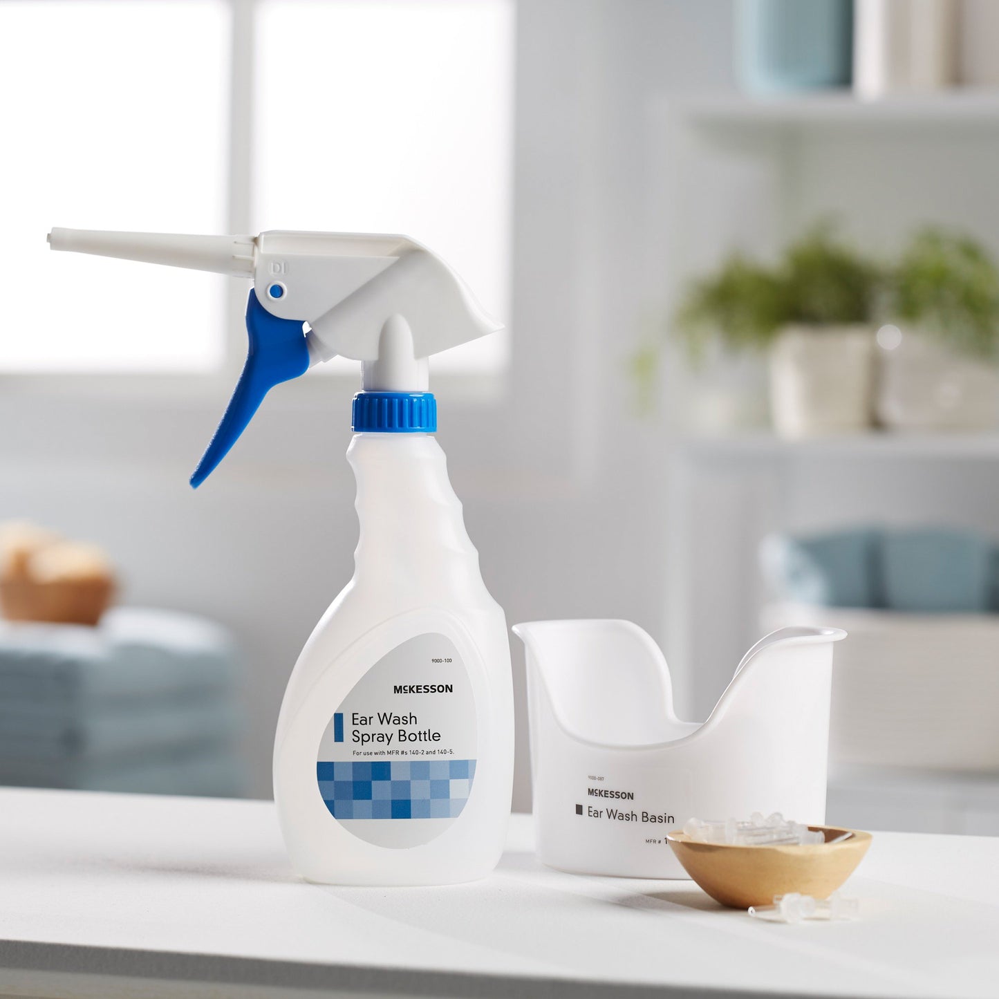 McKesson Ear Wash System Kit with Rigid Tube and 23 Ear Tips