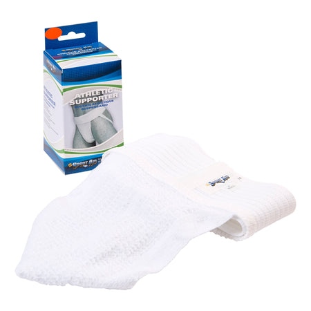 Scott Specialties SA1503 WHI MD Sport Aid Athletic Supporter, Medium