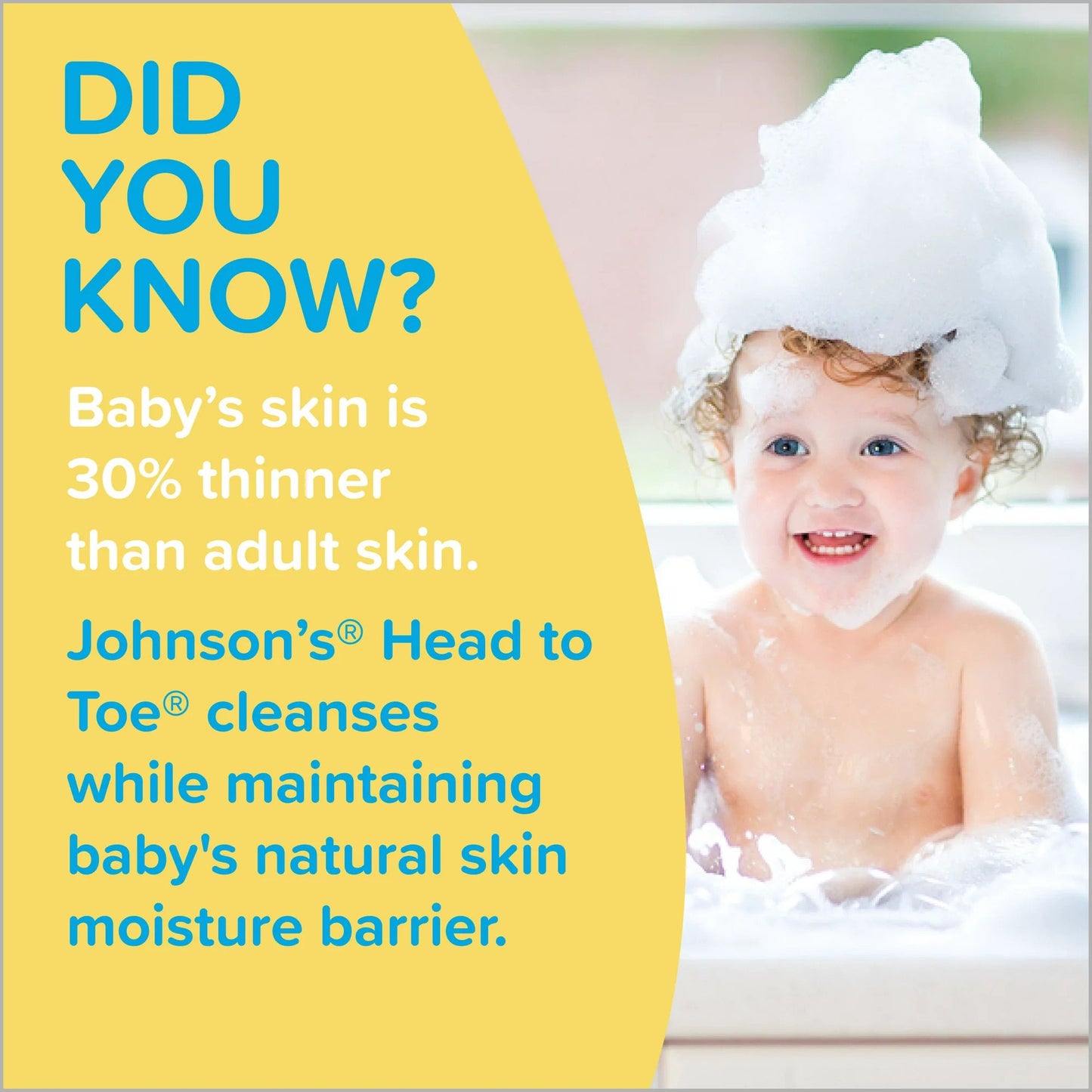 Johnson's® Baby Head-to-Toe® Wash and Shampoo