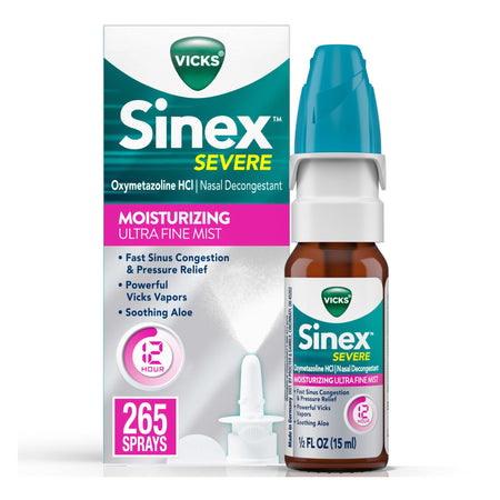 Procter & Gamble 32390002326 Vicks Sinex Severe Nasal Decongestant Moisturizing Spray