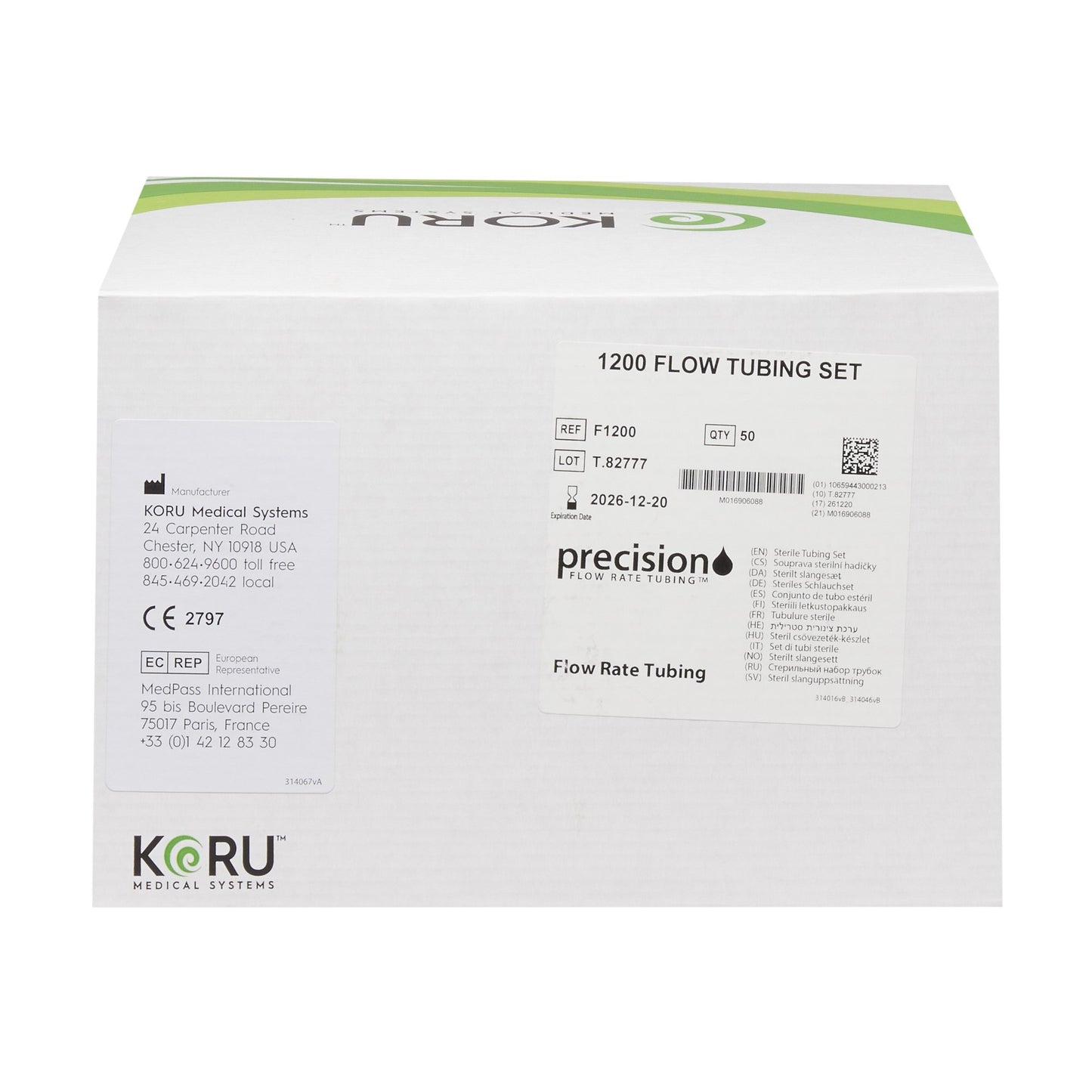 Precision Flow Rate Tubing™ Set