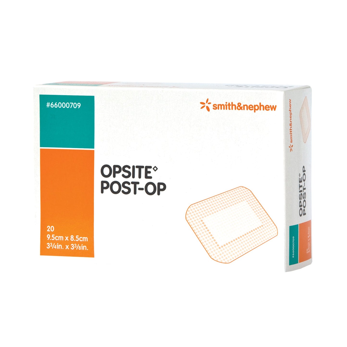 OpSite Post Op Transparent Film Dressing with Pad, 3¾ x 3-3/8 Inch
