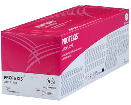 Cardinal 2D72N65X Protexis Latex Classic Surgical Glove, Size 6.5, Cream