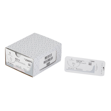 Ethicon Z880G PDS II Polydioxanone Absorbable Suture with Needle, Taper Point Monofilament