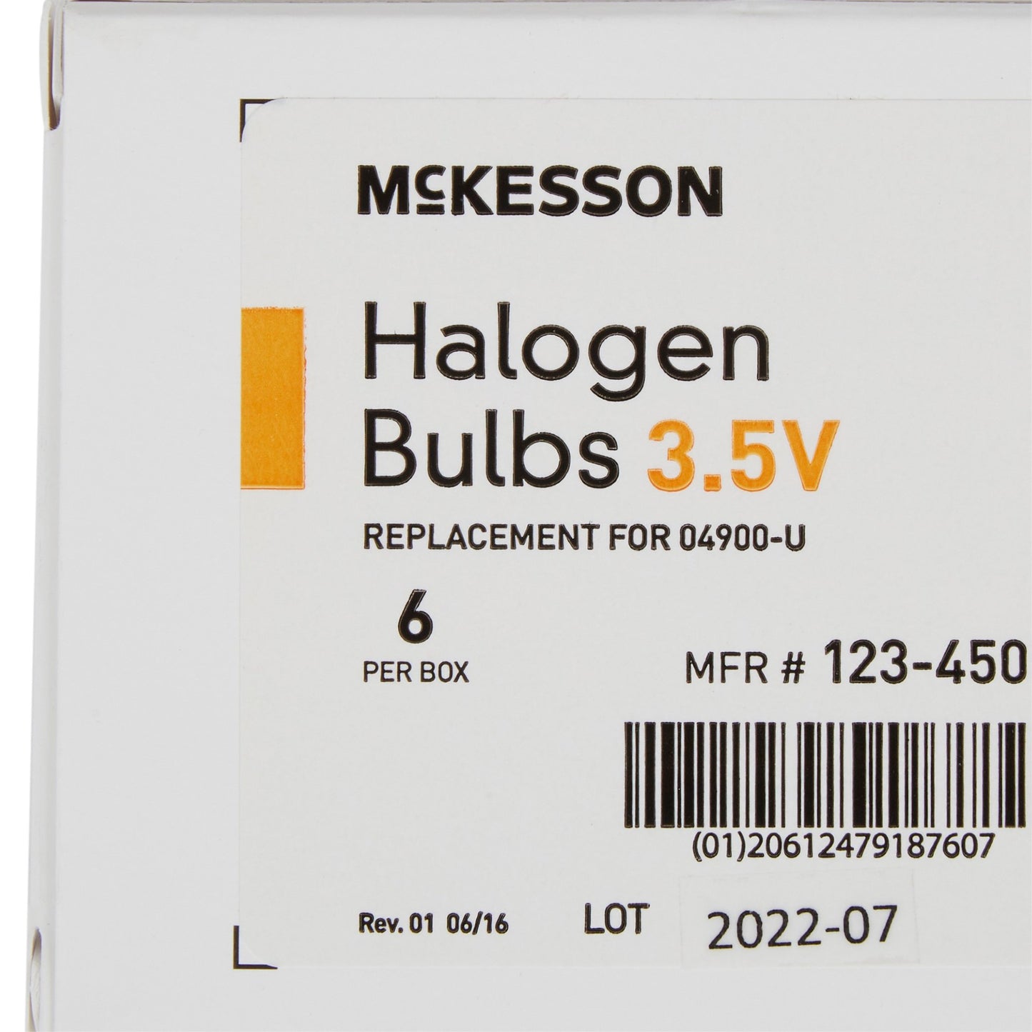 McKesson Halogen Bulb, 3.5V