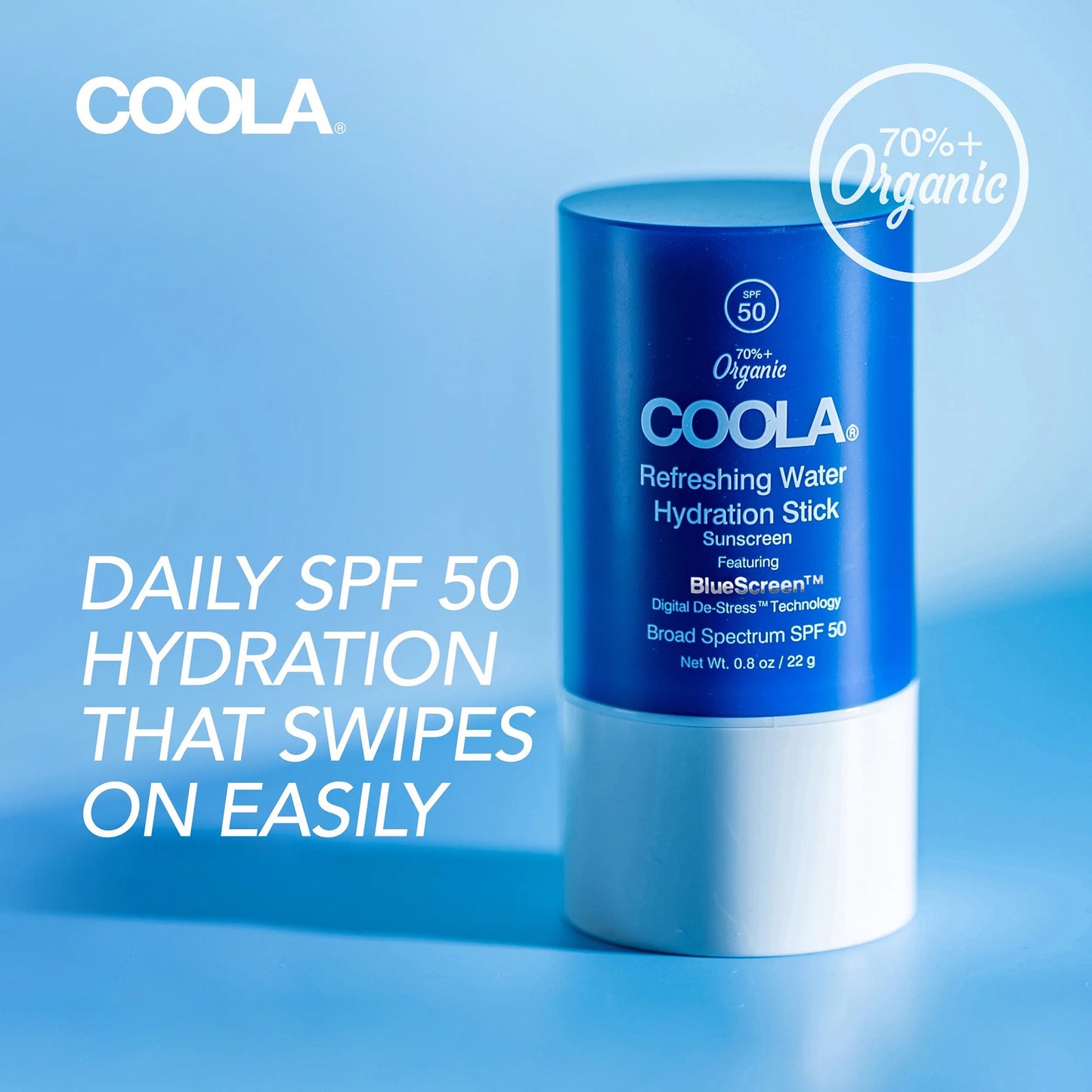 Sunscreen COOLA® Refreshing Water Hydration Stick SPF 50 Stick 0.8 oz. Tube