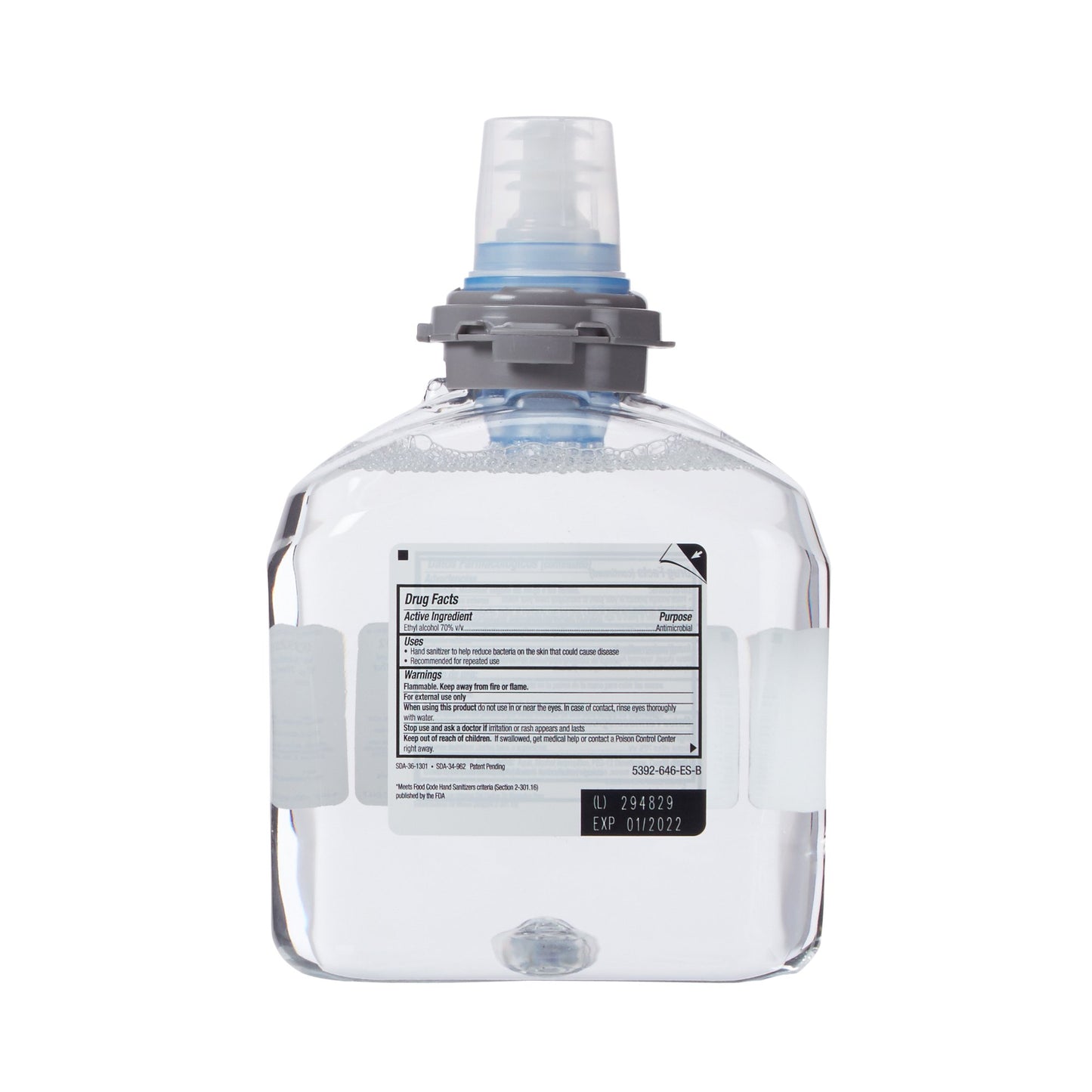 Purell® Advanced Foaming Hand Sanitizer, 1,200 mL Dispenser Refill Bottle