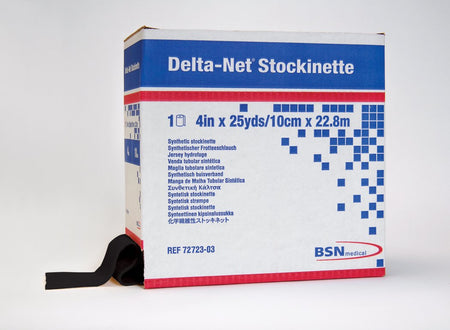 BSN 7272300 Delta-Net Black Synthetic Stockinette, 1 Inch x 25 Yard