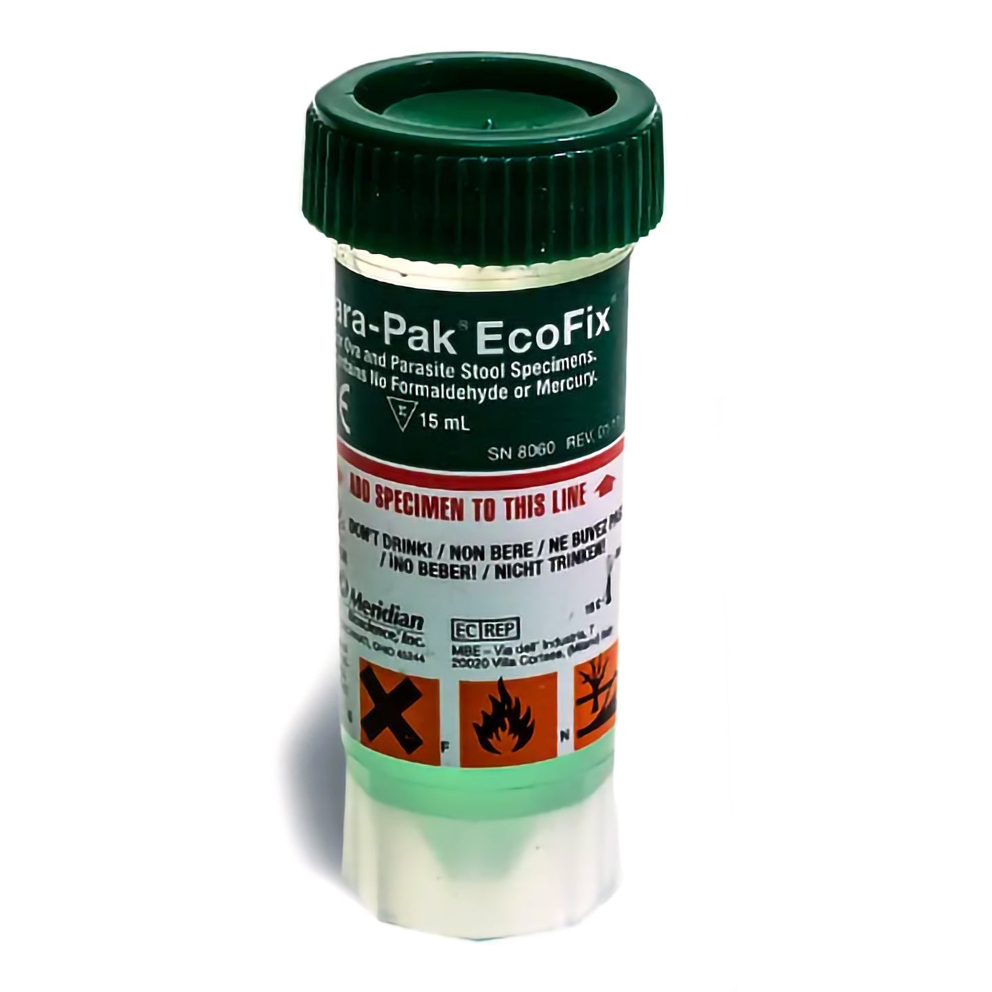 EcoFix® (Single Vial) Stool Specimen Container