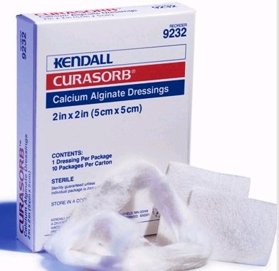Cardinal 9240 Kendall Calcium Alginate Dressing, 4 x 5½ inch