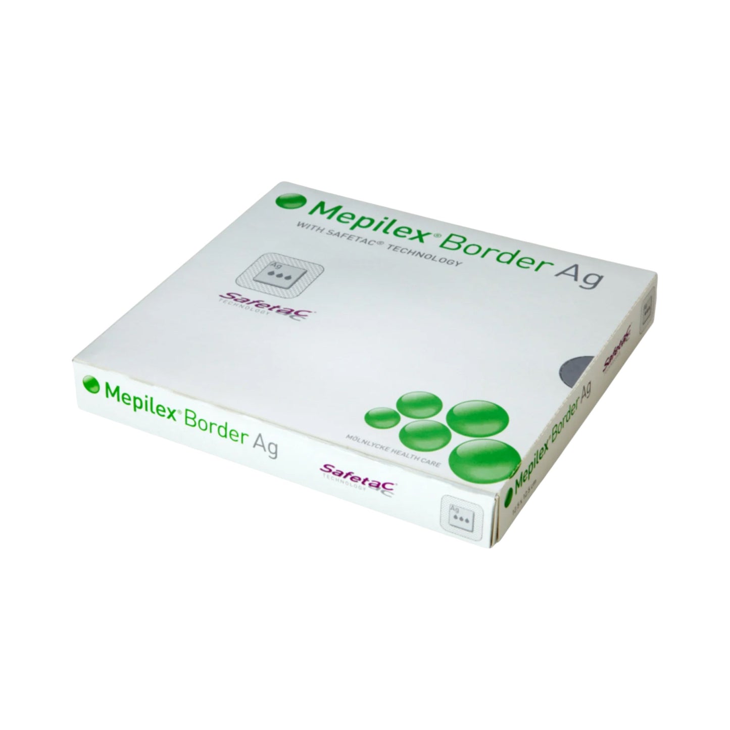 Mepilex® Border Ag Silver Foam Dressing, 6 x 8 Inch