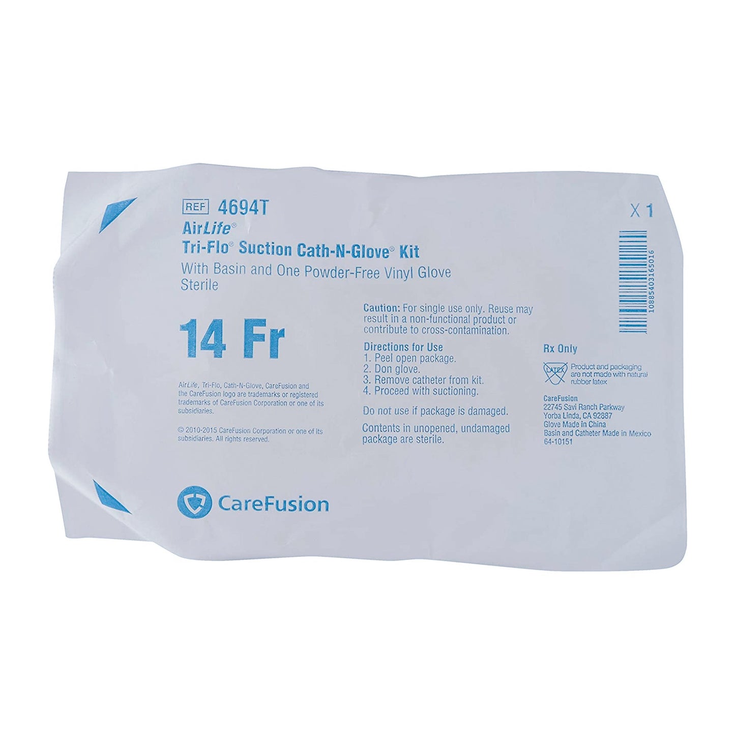 AirLife® Cath-N-Glove® Suction Catheter Kit, 14 Fr.