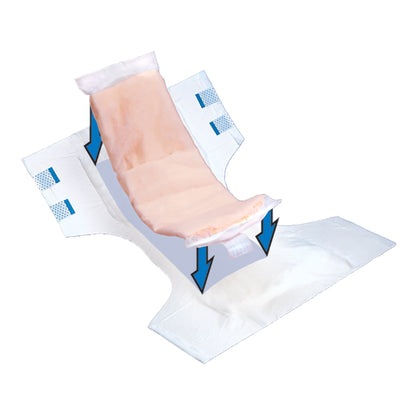 TopLiner™ Added Absorbency Incontinence Booster Pad, 2¾ x 14 Inch