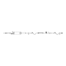 IV Pump Set Infusomat® Space® Pump 1 Port 15 Drops / mL Drip Rate 15 Micron Filter 120 Inch Tubing Solution