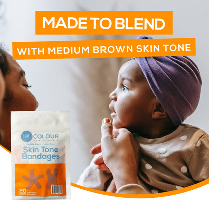 TruColour® Brown Adhesive Strip, Spot