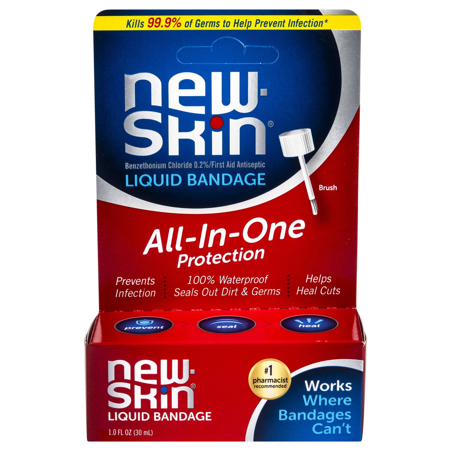 newSkin® Liquid Bandage, 30-mL bottle