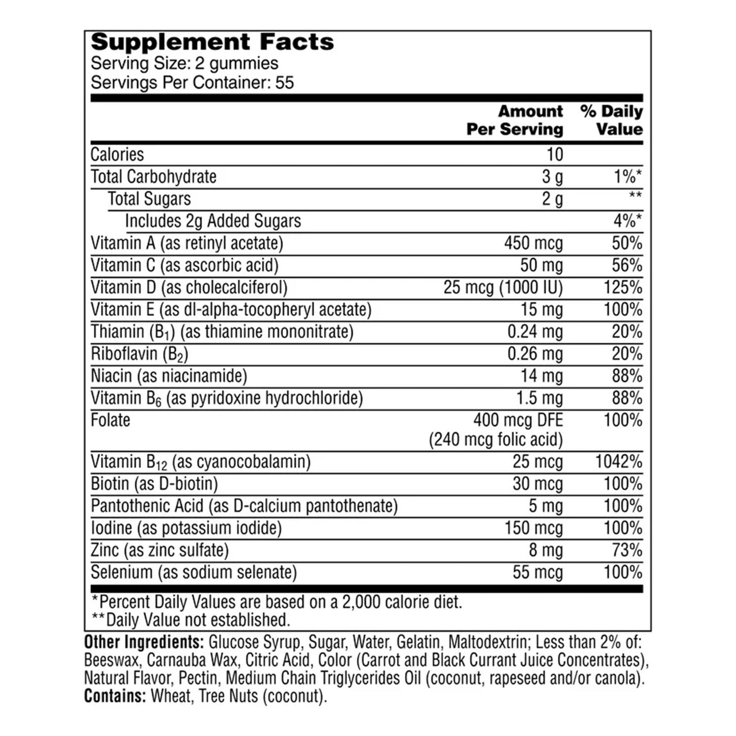 One A Day Advanced Multivitamin Women's 50+ Gummies