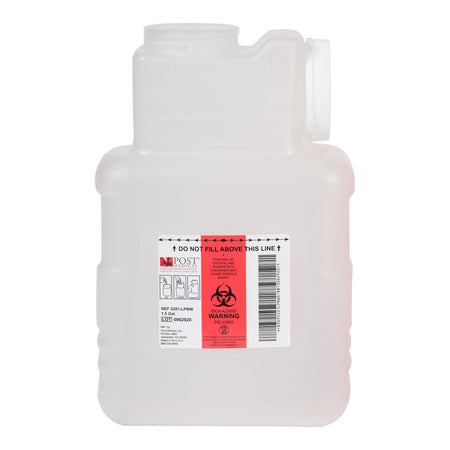 Post Medical 2201-LPBW-22 Multi-purpose Sharps Container, 1-1/2 Gallon
