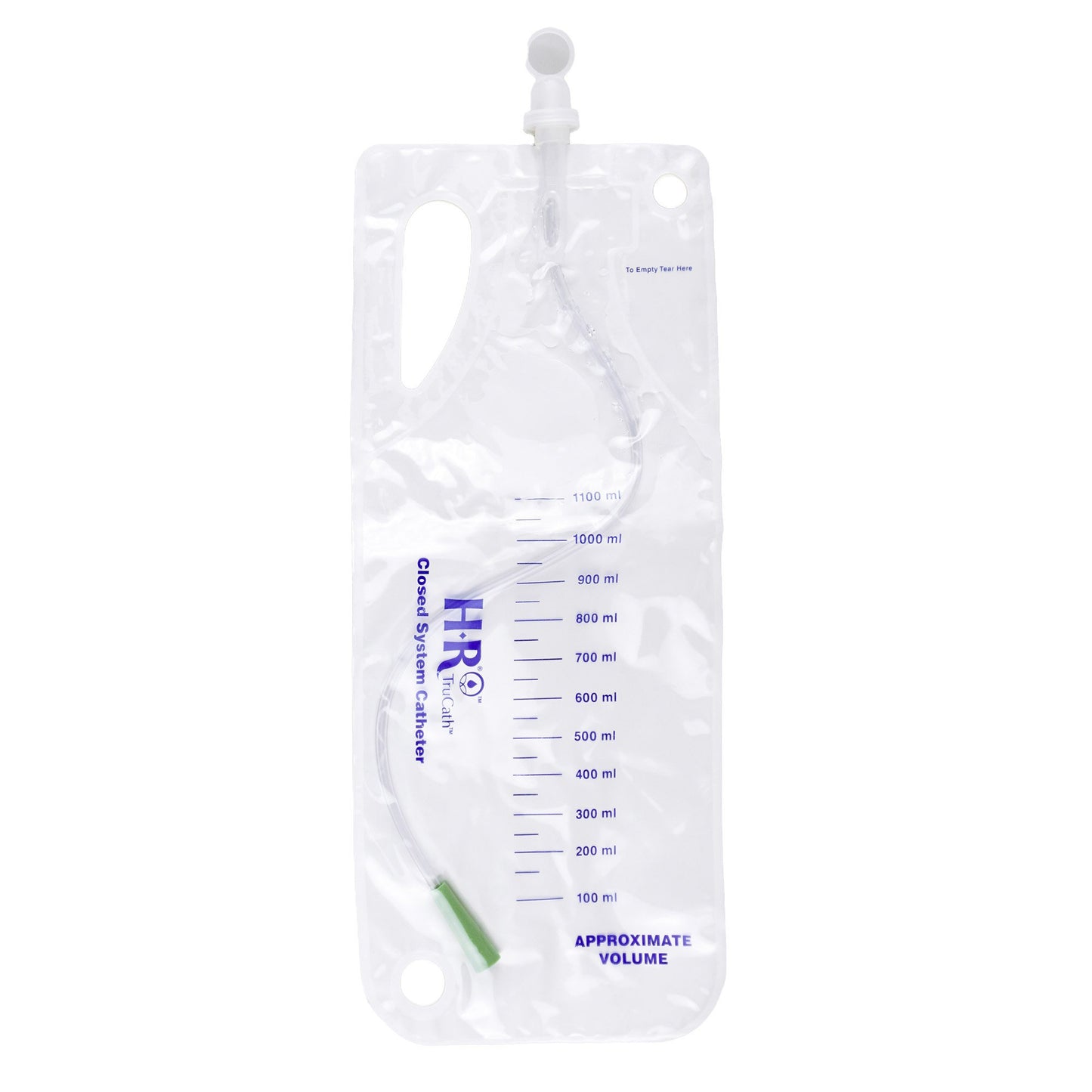 Intermittent Closed System Catheter Tray TruCath™ Straight Tip 14 Fr. Without Balloon