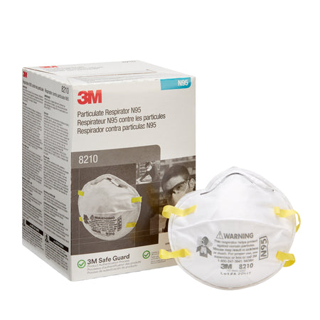 3M 8210 Industrial N95 Particulate Respirator Mask, 1 Size