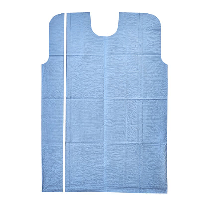 Graham Medical Patient Exam Gown, Medium/Large, Blue