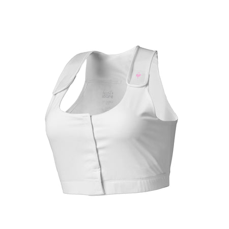 heart&core Sports and Medical LLC HC00004WS Serena Post Surgical Bra, White, Small