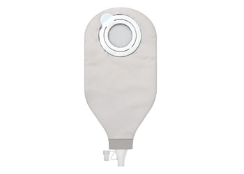 Coloplast 18650 SenSura Mio Flex High Output 2-Piece Opaque Ileostomy Pouch, Red Match
