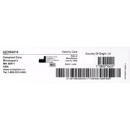 Coloplast Brava® 4215 Ostomy Belt Brava® Standard, 43 Inch For Use with a Flush or Retracted Stoma