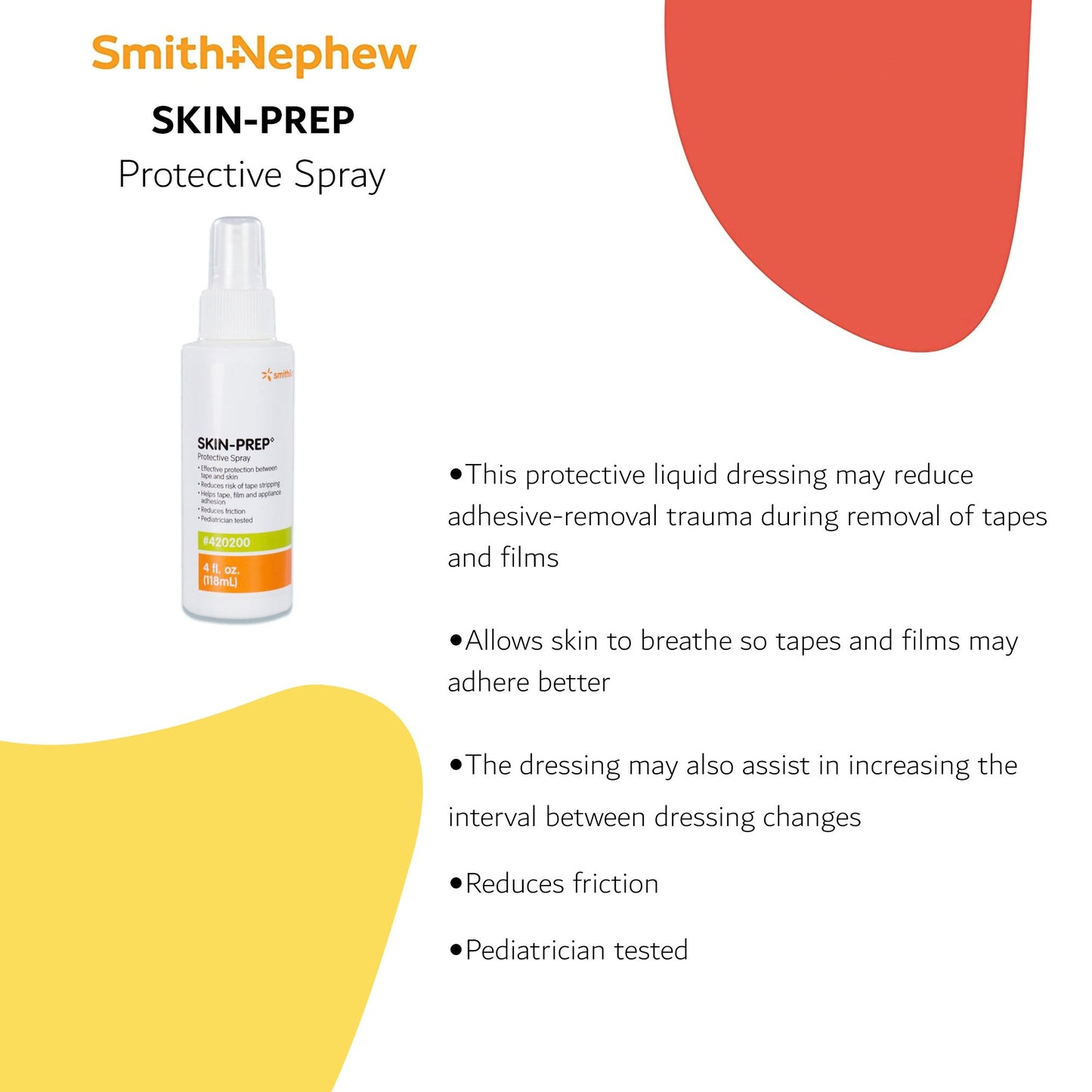 Smith & Nephew SKIN-PREP™ 420200 Skin Prep Spray, 4 oz.