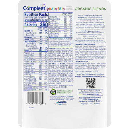 Nestle Healthcare Nutrition 1092421 Compleat Pediatric Organic Blends Oral Supplement