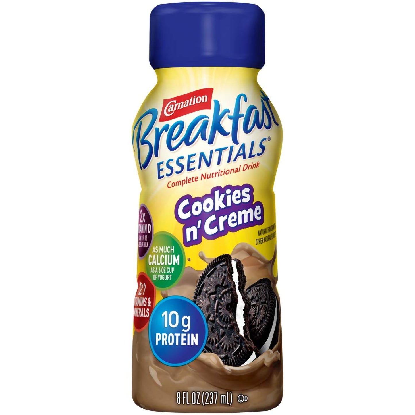 Carnation Breakfast Essentials® Cookies N Crème Nutritional Drink, 8-oz. bottle