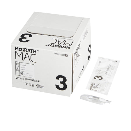 Video Laryngoscope Blade McGRATH™ Macintosh Type LED Light Adult Sterile