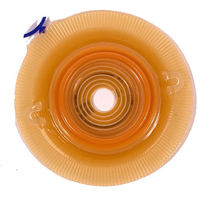 Assura® Flat Ostomy Barrier, 25 mm Stoma Opening, Green Color Match