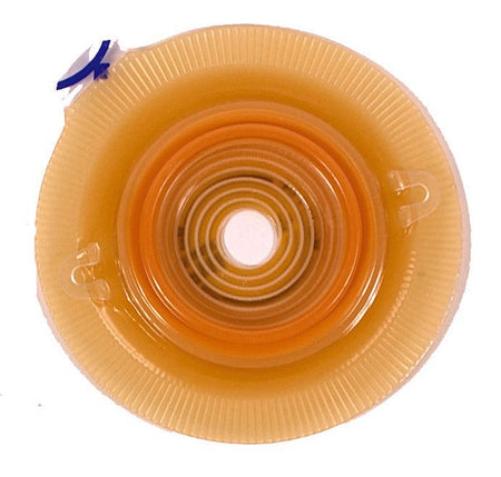 Coloplast 14252 Assura Flat Ostomy Barrier, 25 mm Stoma Opening, Green Color Match