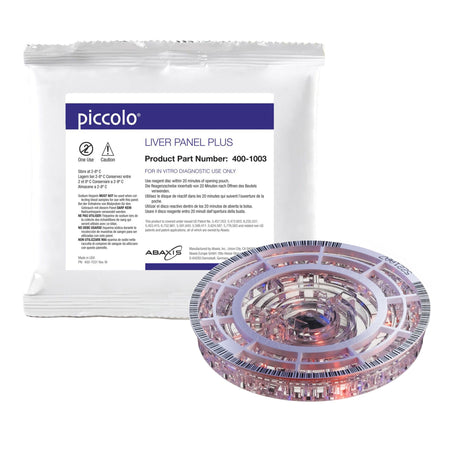 Abbott Point of Care 07P0210 Piccolo Reagent, Hepatic Function Panel