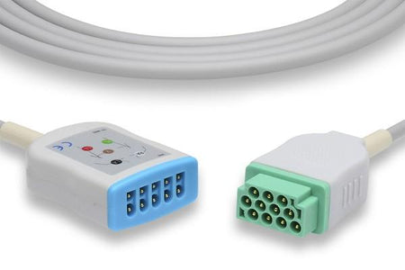 Cables and Sensors 2017003-001 Marquette Compatible, ECG Trunk Cable, 8', Each