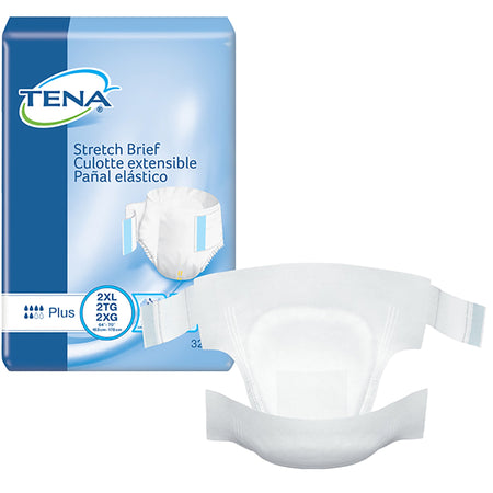 Essity 61090 Tena Stretch Plus Incontinence Brief, 2X-Large