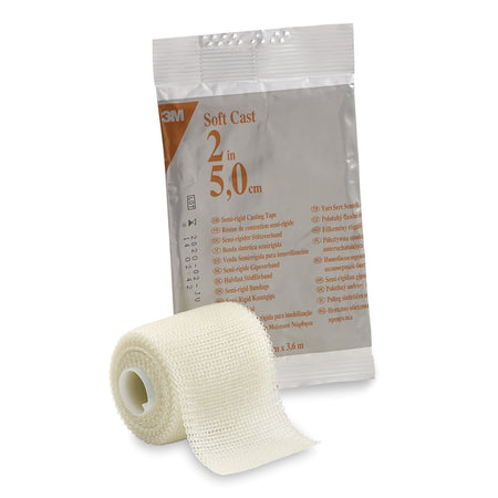 Solventum 82102 3M Scotchcast Soft Cast White Cast Tape, 2 Inch x 4 Yard