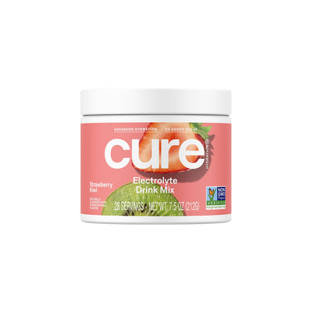 Cure Hydration HM7009 Electrolyte Drink Mix, Strawberry Kiwi, 7.2-ounce Jar