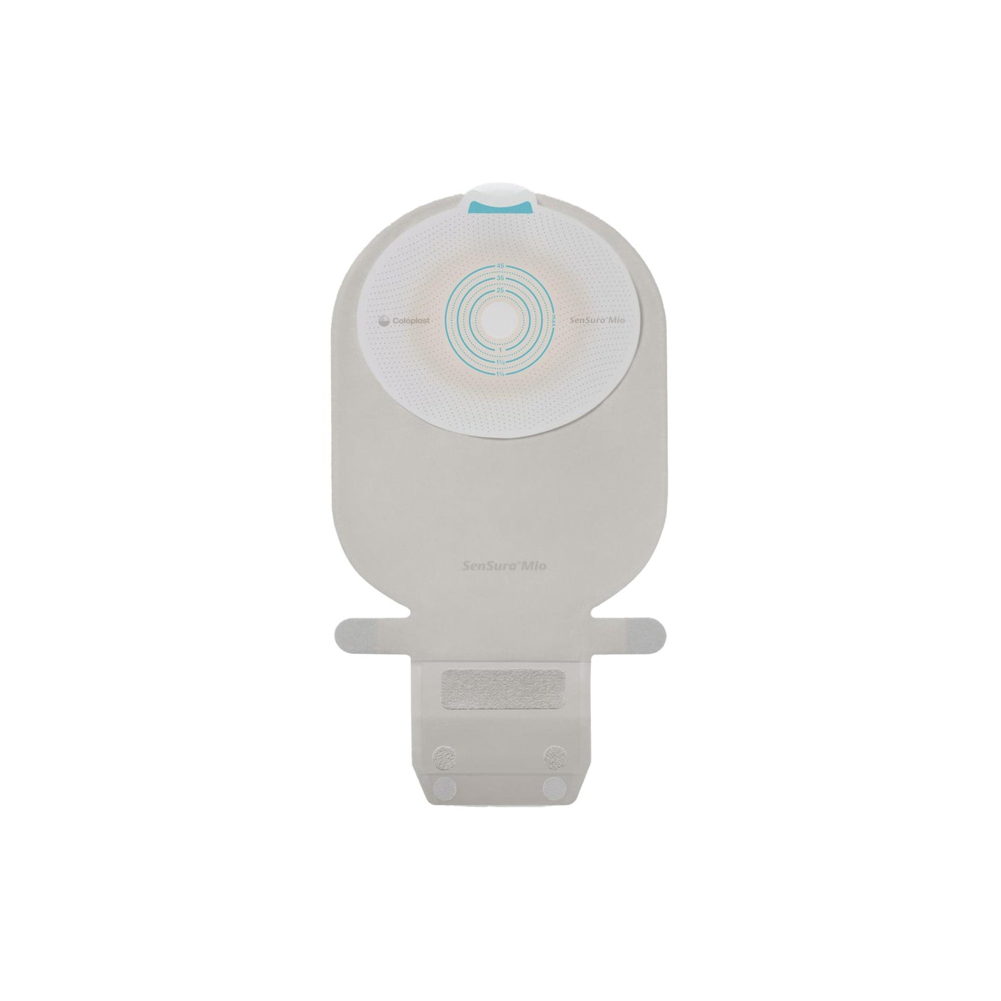 Ostomy Pouch SenSura® Mio One-Piece System Flat, Trim to Fit 3/8 to 2-3/4 Inch Stoma Drainable