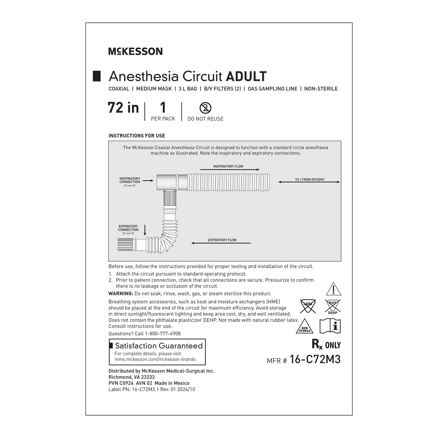 McKesson Anesthesia Circuit