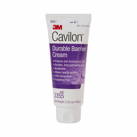 3M 3355 Cavilon Durable Barrier Cream, 3.25 oz Tube, Fragrance Free, Hypoallergenic
