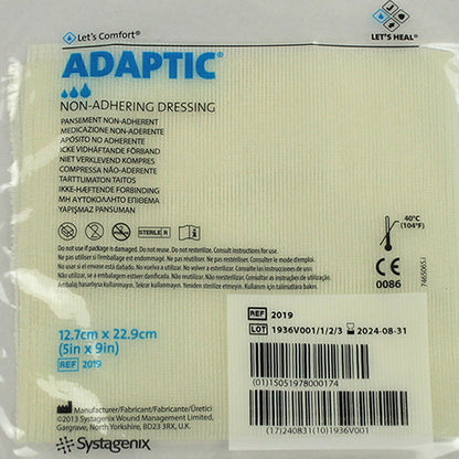 3M™ Adaptic™ Oil Emulsion Impregnated Dressing, 5 x 9 Inch
